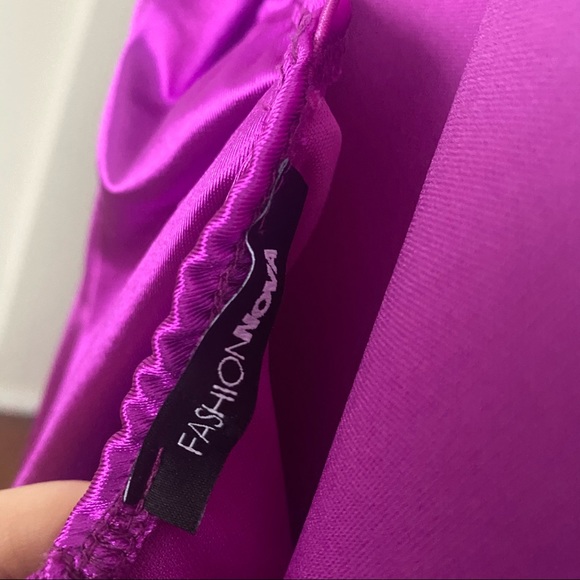 Fashion Nova Mini Magenta Dress - Picture 14 of 14